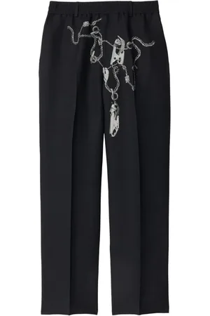 Burberry Knight Hardware bukser med lige ben