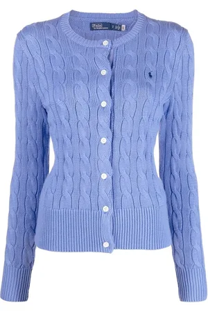 Ralph Lauren Kabelstrikket Polo Pony cardigan