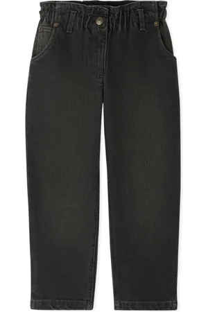 BONPOINT Palazzo-jeans med elastik i taljen