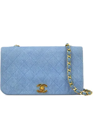 CHANEL Lille skuldertaske med flaplukning fra 1990