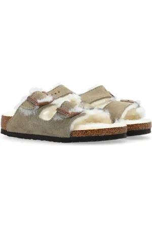 Birkenstock Arizona sandaler i lammesind