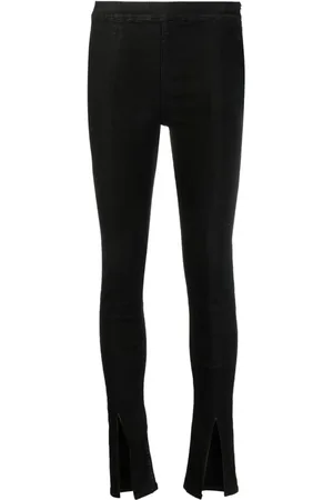 Rick Owens Leggings med ankelslids