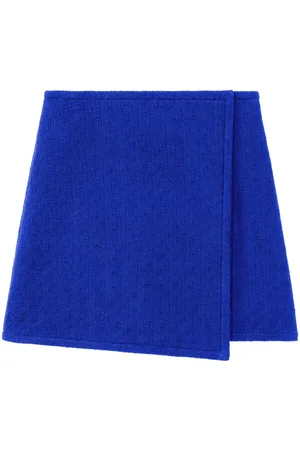 Proenza Schouler Tofarvet kort nederdel i tweed
