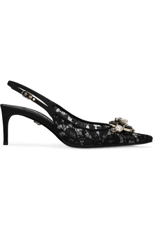 Dolce & Gabbana 60 mm Rainbow Lace slingback-pumps