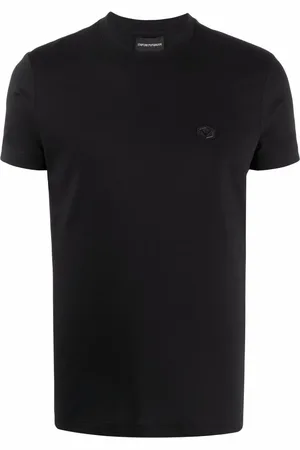 Emporio Armani Kortærmet T-shirt med logomærke