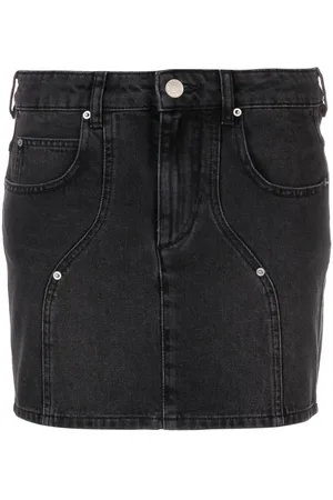 Marant Etoile Højtaljet Vesna denimnederdel