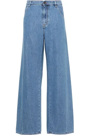 DARKPARK Iris jeans med brede ben og mellemhøj talje