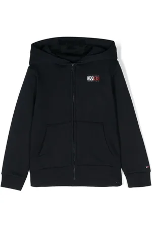 Tommy Hilfiger Bomberjakke i jersey med logotryk