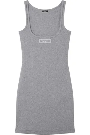 VERSACE Kort 90s Logo kjole