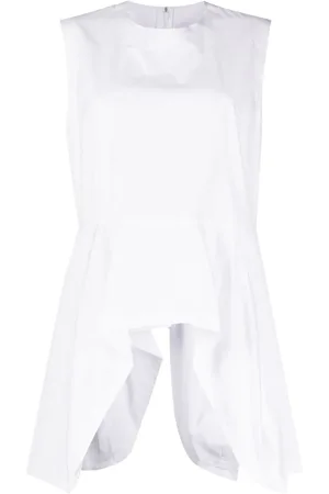 Comme des Garçons T-shirt med handkerchief-kant