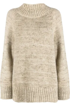 Maison Margiela Kraftig striktrøje med rund hals