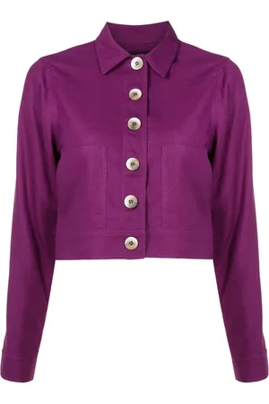Olympiah Cropped jakke med knapper