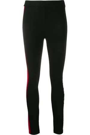 Karl Lagerfeld Leggings med stribedetalje og logo