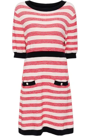 CHANEL Stribet strikkjole fra 00