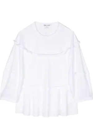 Comme des Garçons Top i jersey med yoke-detalje