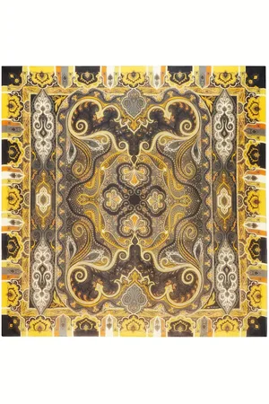 Etro Silkesjal med paisley-tryk