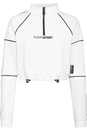 Philipp Plein Cropped sweatshirt med logotryk
