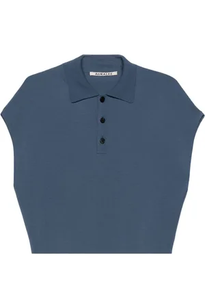 Auralee Ribstrikket polo