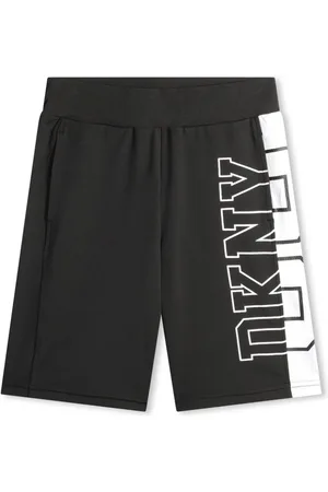 DKNY Flerfarvede bermuda-shorts med logotryk