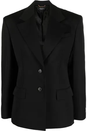 VERSACE Enkeltradet uldblazer