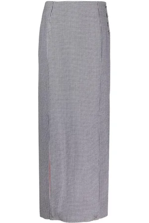 Thom Browne Uldnederdel med houndstooth-mønster