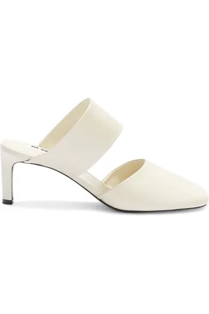 Jil Sander Mules i læder med mandelformet tå