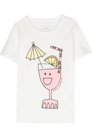 Stella McCartney T-shirt med logotryk