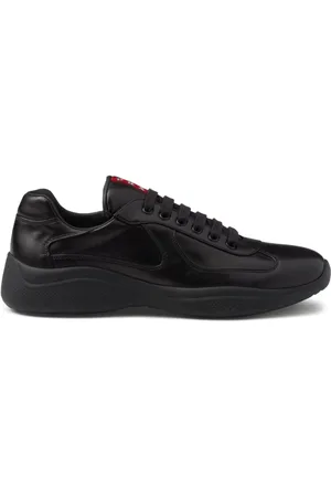 Prada Americas Cup-sneakers i læder