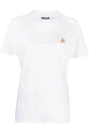 Golden Goose T-shirt med stjernetryk
