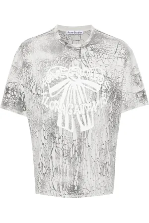 Acne Studios T-shirt med plaster-tryk