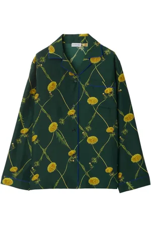Burberry Pyjamasskjorte med mælkebøtte-tryk