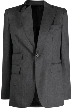 Marina Yee Asymmetrisk enkeltradet blazer