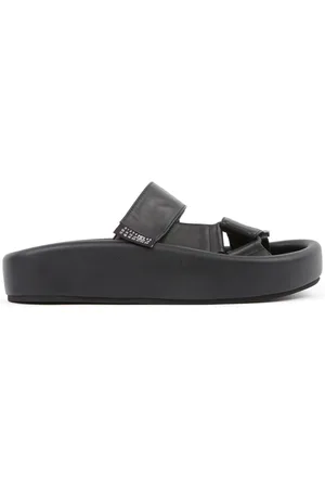 Maison Margiela Slip-on sandaler med plateausål og webbing