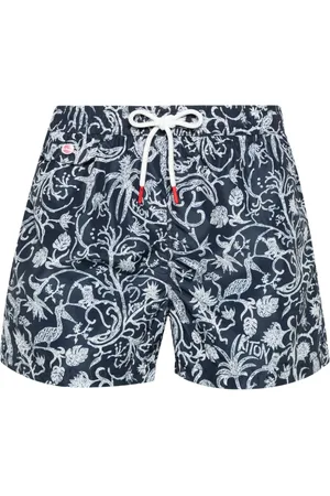 Kiton Badeshorts med grafisk tryk