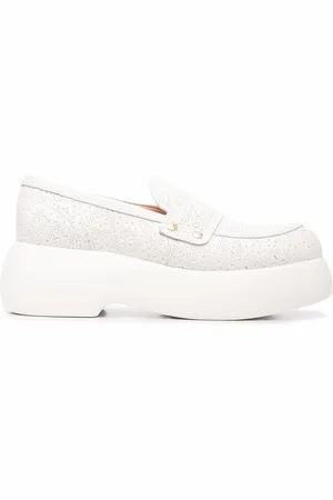 AGL ATTILIO GIUSTI LEOMBRUNI Loafers med plateausål og perforeret design