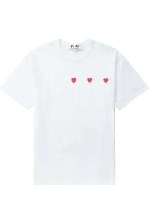 Comme des Garçons Triple Hearts T-shirt