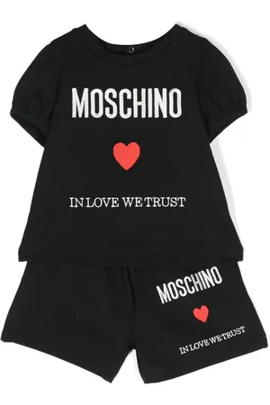 Moschino Shorts-sæt med broderet logo