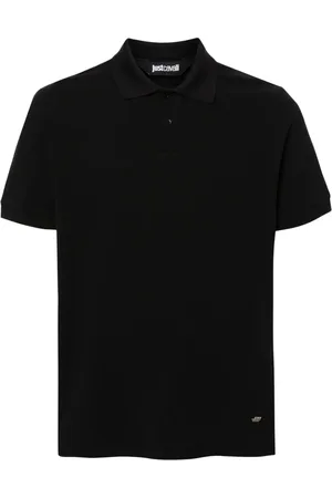 Roberto Cavalli Piqué-vævet polo