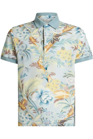 Etro Polo med blomstertryk