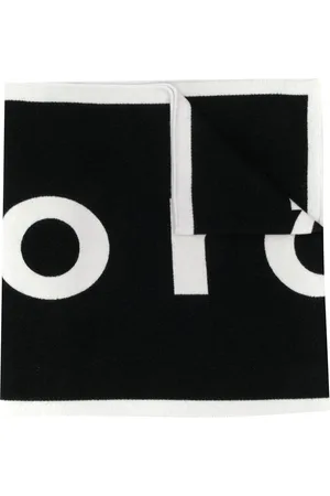 Paco rabanne Og hvidt tørklæde med logo
