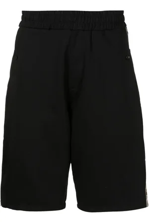 AMIR SLAMA Shorts med logo og lynlås