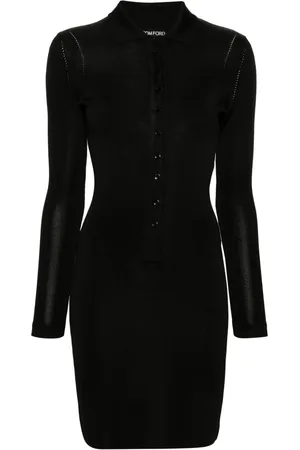 Tom Ford Kort ribbet kjole