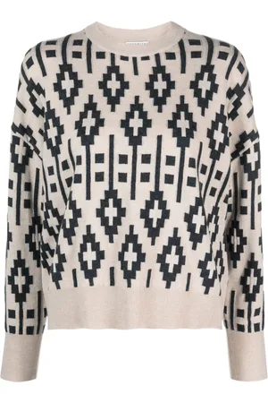 Brunello Cucinelli Top i jomfruuld-blanding