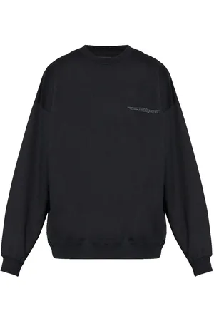 Y-3 Sweatshirt med rund hals og logotryk