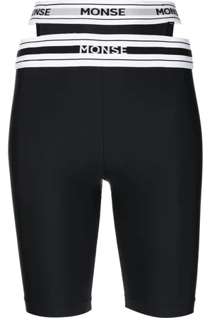 MONSE Cykelshorts med logobånd i taljen
