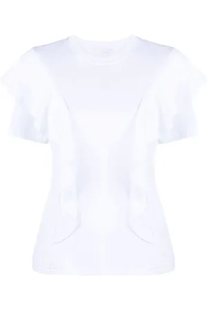Chloé T-shirt med flæser