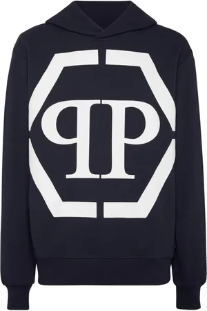 Philipp Plein Hættetrøje med sekskantet logo