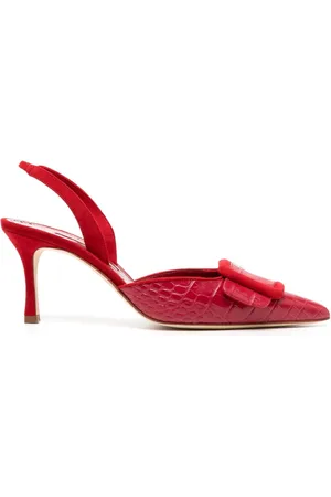 Manolo Blahnik 70 mm Mayslibi slingback-pumps