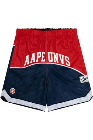 A Bathing Ape Vendbare træningsshorts med blandet tryk