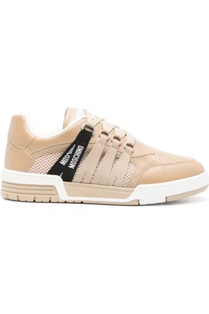 Moschino Sneakers med paneler og blondedetalje